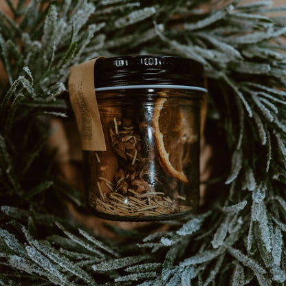 Christmas Simmer Pot Mix - Glass Jar