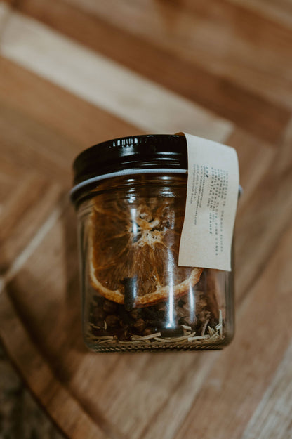 Christmas Simmer Pot Mix - Glass Jar