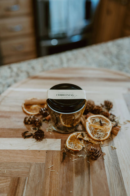 Christmas Simmer Pot Mix - Glass Jar