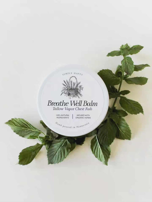 Breathe Well Balm | Tallow Vapor Chest Rub