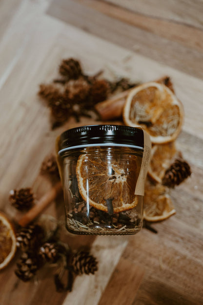 Christmas Simmer Pot Mix - Glass Jar