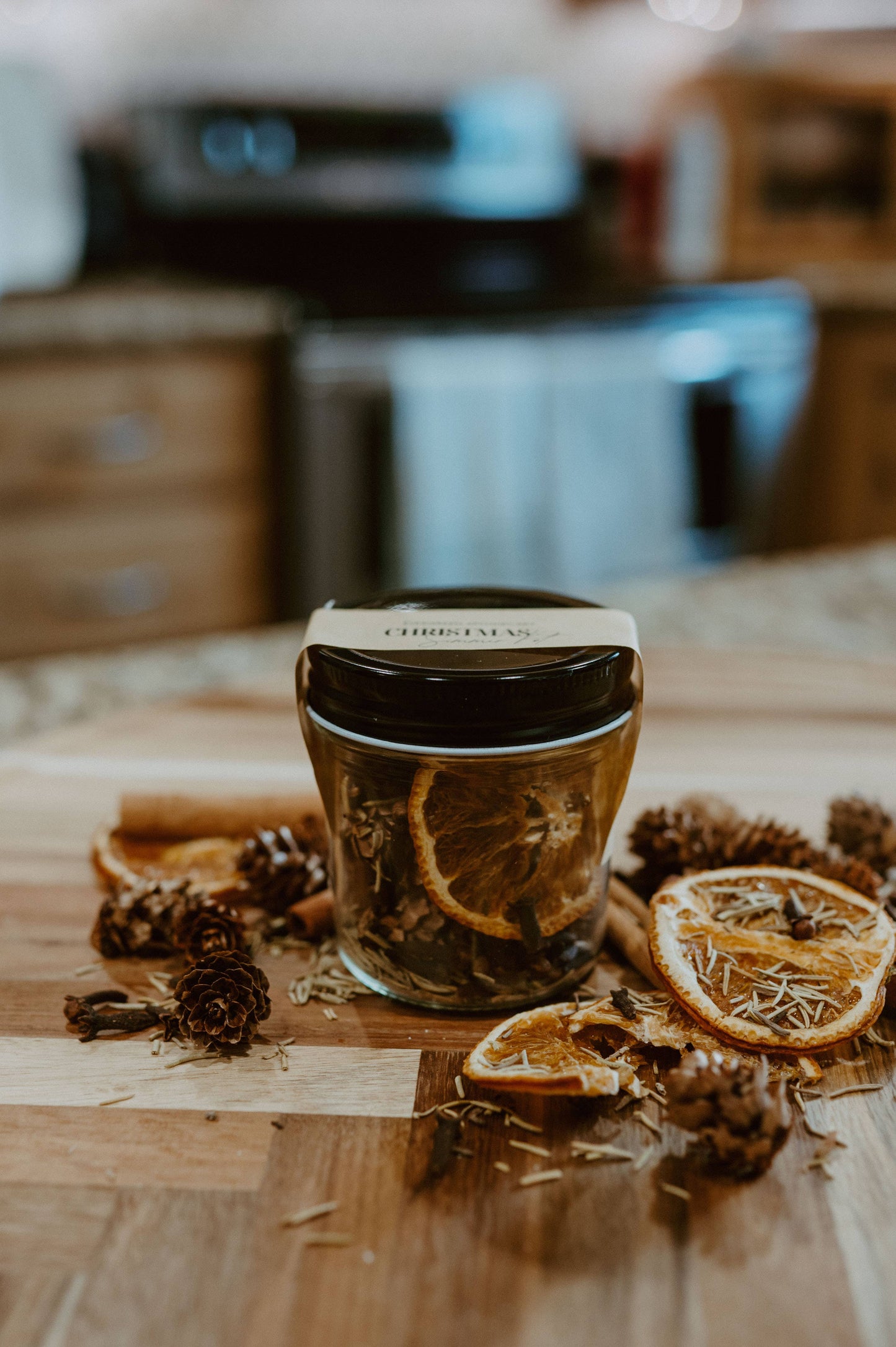 Christmas Simmer Pot Mix - Glass Jar