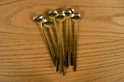 Long Gold Stir Spoon